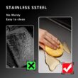 Stainless Steel Cutting Board Durable Kitchen Chopping Board for Food Preparation Stainless Steel Cutting Board Durable Kitchen Chopping Board for Food Preparation