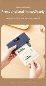 Mini Heat Bag Sealer Rechargeable Handheld Plastic Bag Sealing Machine for Food Storage