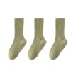 Women's Non-Slip Yoga Socks 3 Pairs, Mid Calf Pilates Socks for Fitness, Dance & Gym