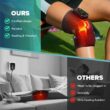 Knee Heating Massager with Vibration, Adjustable Knee Support Wrap for Heat Therapy and Muscle Relaxation
