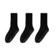 Women's Non-Slip Yoga Socks 3 Pairs, Mid Calf Pilates Socks for Fitness, Dance & Gym