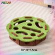Interactive Cat Toy Felt Box with Bell Balls Maze Puzzle for Indoor Cats and Kittens