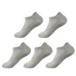 Women's Non-Slip Yoga Socks 5 Pairs, Breathable Cotton Mesh Pilates Socks for Gym & Dance