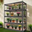 Heavy Duty Garage Storage Shelving Unit Adjustable 72 x 60 Inch 2000 lbs Capacity for Closet and Warehouse