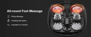 Shiatsu Foot Massager with Heat, Electric Deep Kneading Foot Massage Machine for Muscle Relaxation