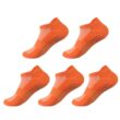 Women's Non-Slip Yoga Socks 5 Pairs, Breathable Cotton Mesh Pilates Socks for Gym & Dance