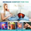 Knee Heating Massager with Vibration, Adjustable Knee Support Wrap for Heat Therapy and Muscle Relaxation