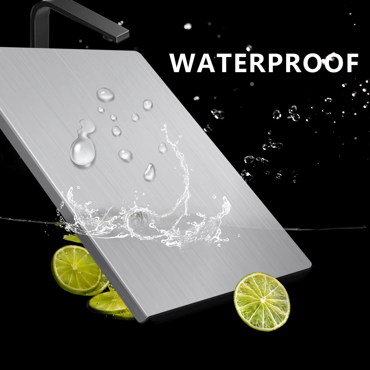 Stainless Steel Cutting Board Durable Kitchen Chopping Board for Food Preparation Stainless Steel Cutting Board Durable Kitchen Chopping Board for Food Preparation - Image 4
