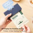 Mini Heat Bag Sealer Rechargeable Handheld Plastic Bag Sealing Machine for Food Storage