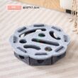 Interactive Cat Toy Felt Box with Bell Balls Maze Puzzle for Indoor Cats and Kittens