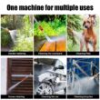 Cordless High Pressure Car Washer 300W 30 Bar with Foam Sprayer and 12000mAh Battery for Car and Home Cleaning
