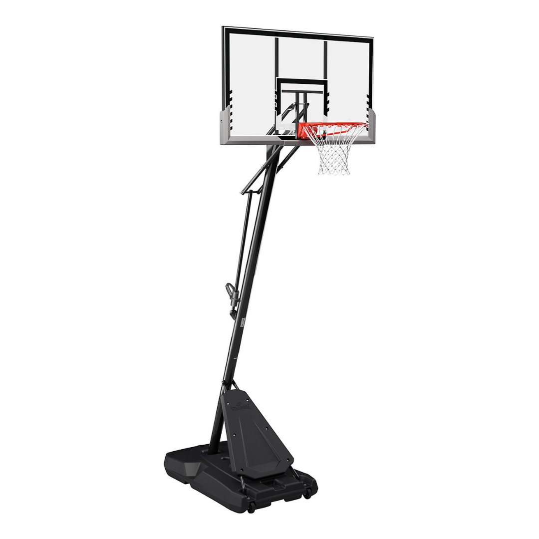 Spalding 54 in Angled Portable Pro Glide Basketball Hoop Spalding 54 in Angled Portable Pro Glide Basketball Hoop