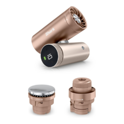 NEW Shark ChillPill — The Only 3-in-1 Personal Cooling System, Rechargeable Battery, 10 Speeds, Iced Latte, FA022BR