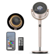 DREO Smart Fans for Bedroom, 120° +120° Omni-Directional Oscillating Fan, 100ft Quiet Pedestal Fan, Starlight