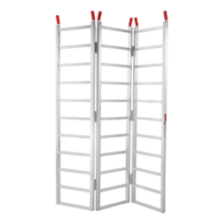 LUXEYARD Tri-Fold Aluminum Loading Ramp 1500 lbs 77 inch x 54 inch for Tractors ATVs UTVs