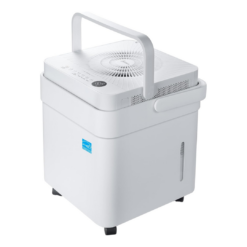Midea Cube 35 Pint Dehumidifier for Basement and Rooms at Home for up to 3,500 Sq. Ft., Smart Control, Compatible with Alexa (White), Drain Hose Included