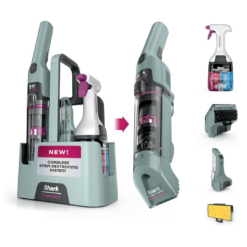 Shark StainForce Cordless Portable Spot, Stain, & Odor Remover System, Full-Size Cleaning Solution, HX101