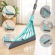 Silicone Rubber Broom Mop with Squeegee for Floor Cleaning Pet Hair and Bathroom Use (1pcs)