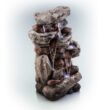 Alpine Corporation 52-in H Resin Electric Powered Tiered Outdoor Fountain Pump Included