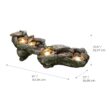 Teamson Home 20.5-in H Resin Electric Powered Rock Outdoor Fountain Pump Included