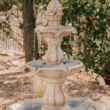 XBrand 51-in H Resin Electric Powered Tiered Outdoor Fountain Pump Included