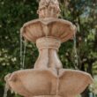 XBrand 51-in H Resin Electric Powered Tiered Outdoor Fountain Pump Included