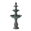 XBrand 51-in H Resin Electric Powered Tiered Outdoor Fountain Pump Included