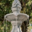 XBrand 51-in H Resin Electric Powered Tiered Outdoor Fountain Pump Included