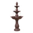 XBrand 51-in H Resin Electric Powered Tiered Outdoor Fountain Pump Included