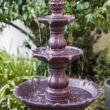 XBrand 51-in H Resin Electric Powered Tiered Outdoor Fountain Pump Included