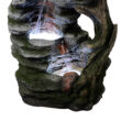Teamson Home 32.28-in H Resin Electric Powered Tiered Outdoor Fountain Pump Included