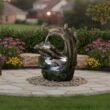 Teamson Home 32.3-in H Resin Electric Powered Rock Outdoor Fountain Pump Included