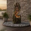 Teamson Home 37-in H Resin Electric Powered Rock Outdoor Fountain Pump Included