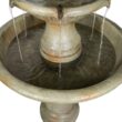 Watnature 51.5-in H Concrete Electric Powered Tiered Outdoor Fountain Pump Included