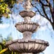 XBrand 58.3-in H Resin Electric Powered Tiered Outdoor Fountain with Birdbath Pump Included