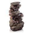 Alpine Corporation 40-in H Fiberglass Electric Powered Rock Waterfall Outdoor Fountain Pump Included