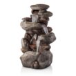 Alpine Corporation 40-in H Fiberglass Electric Powered Rock Waterfall Outdoor Fountain Pump Included