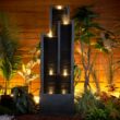 Watnature 50.7-in H Resin Electric Powered Tiered Outdoor Fountain Pump Included