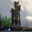Watnature 50.7-in H Resin Electric Powered Tiered Outdoor Fountain Pump Included