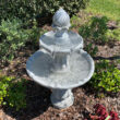 Sunnydaze Decor 35-in H Resin Solar Powered Tiered Outdoor Fountain Pump Included
