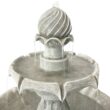 Sunnydaze Decor 35-in H Resin Solar Powered Tiered Outdoor Fountain Pump Included