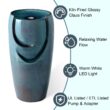 Glitzhome 29.25-in H Ceramic Outdoor Fountain Statue Pump Included
