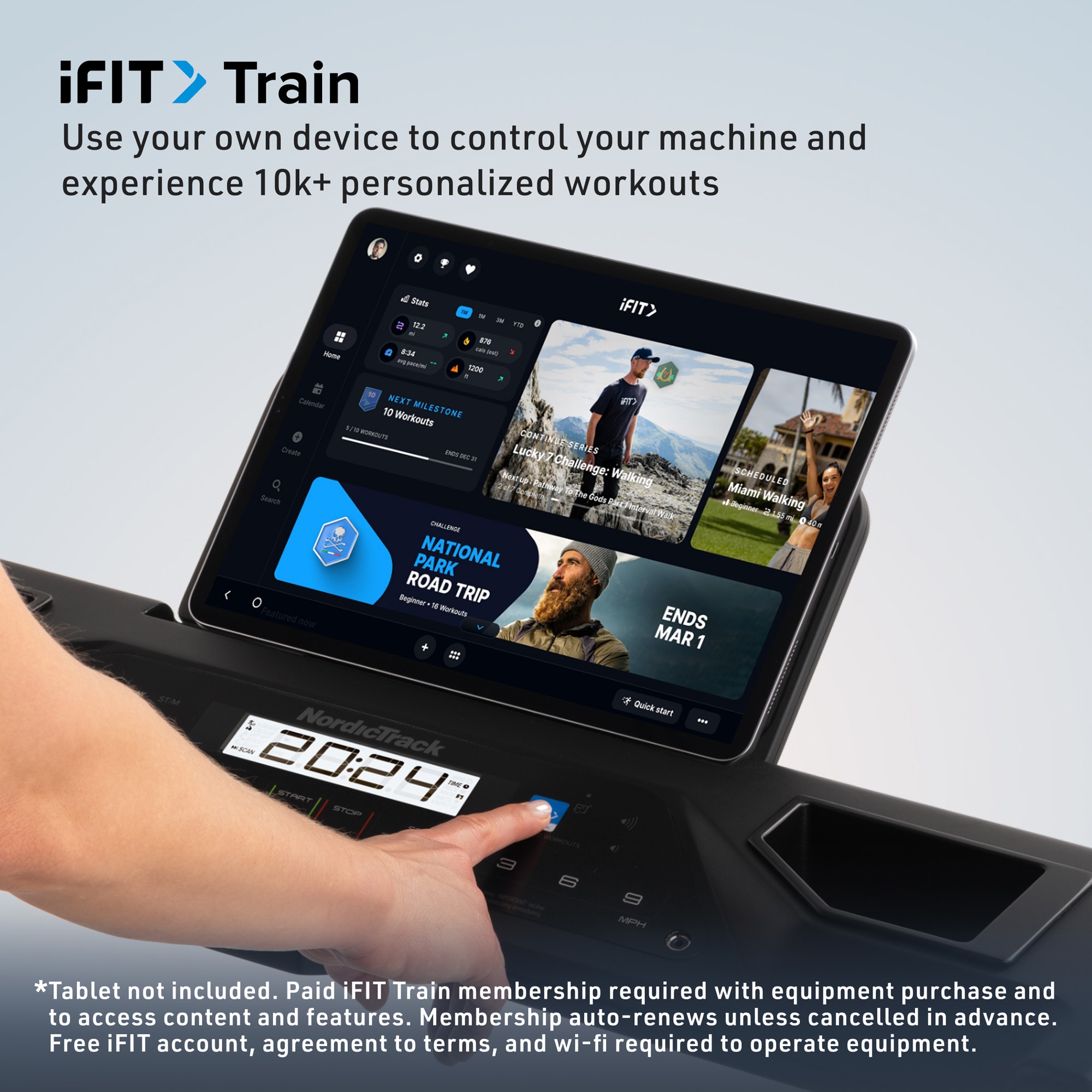NORDICTRACK T Series 5 iFit-enabled Treadmill with Incline Adjustment NORDICTRACK T Series 5 iFit-enabled Treadmill with Incline Adjustment