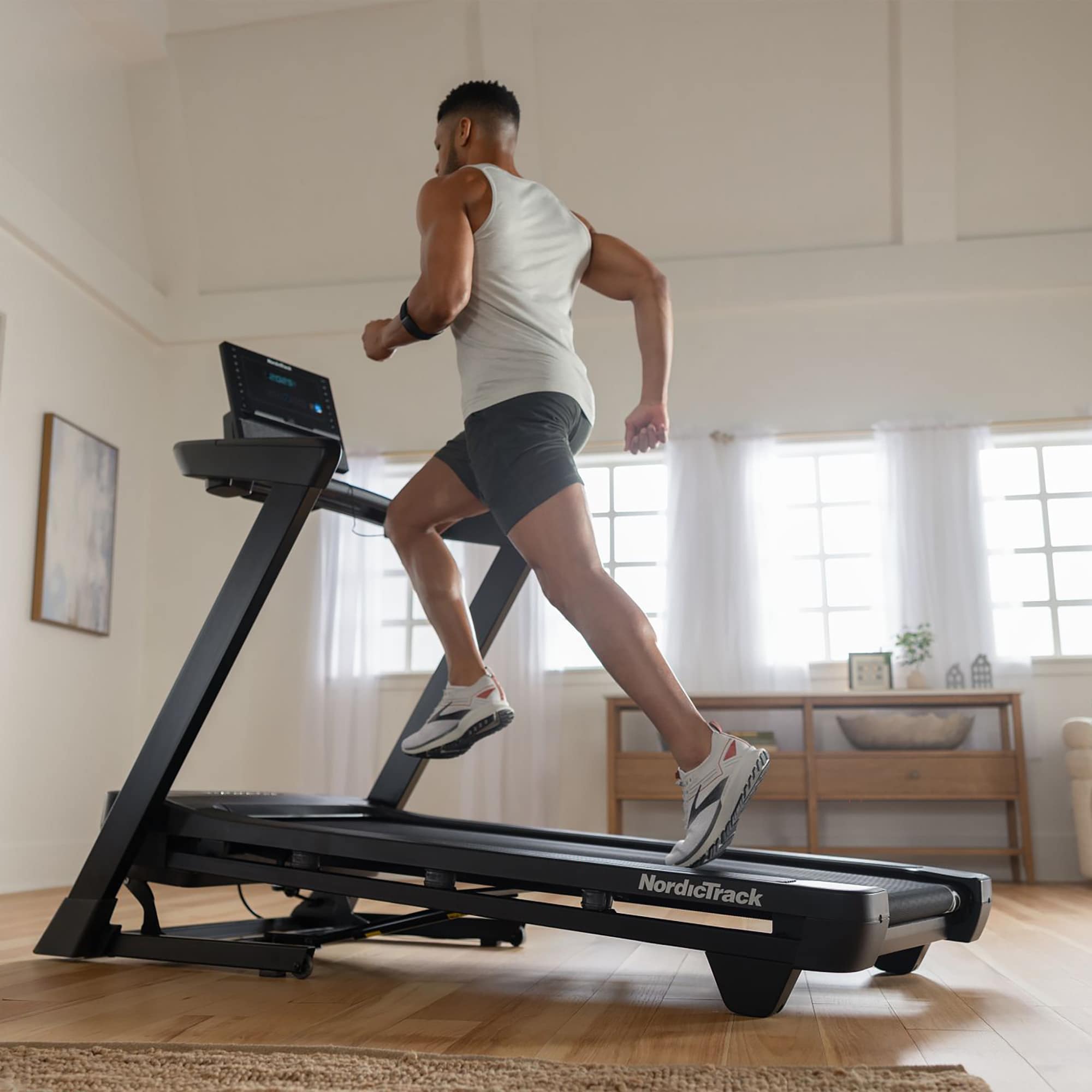 NORDICTRACK T Series 8 Foldable iFit-enabled Treadmill with Incline Adjustment NORDICTRACK T Series 8 Foldable iFit-enabled Treadmill with Incline Adjustment