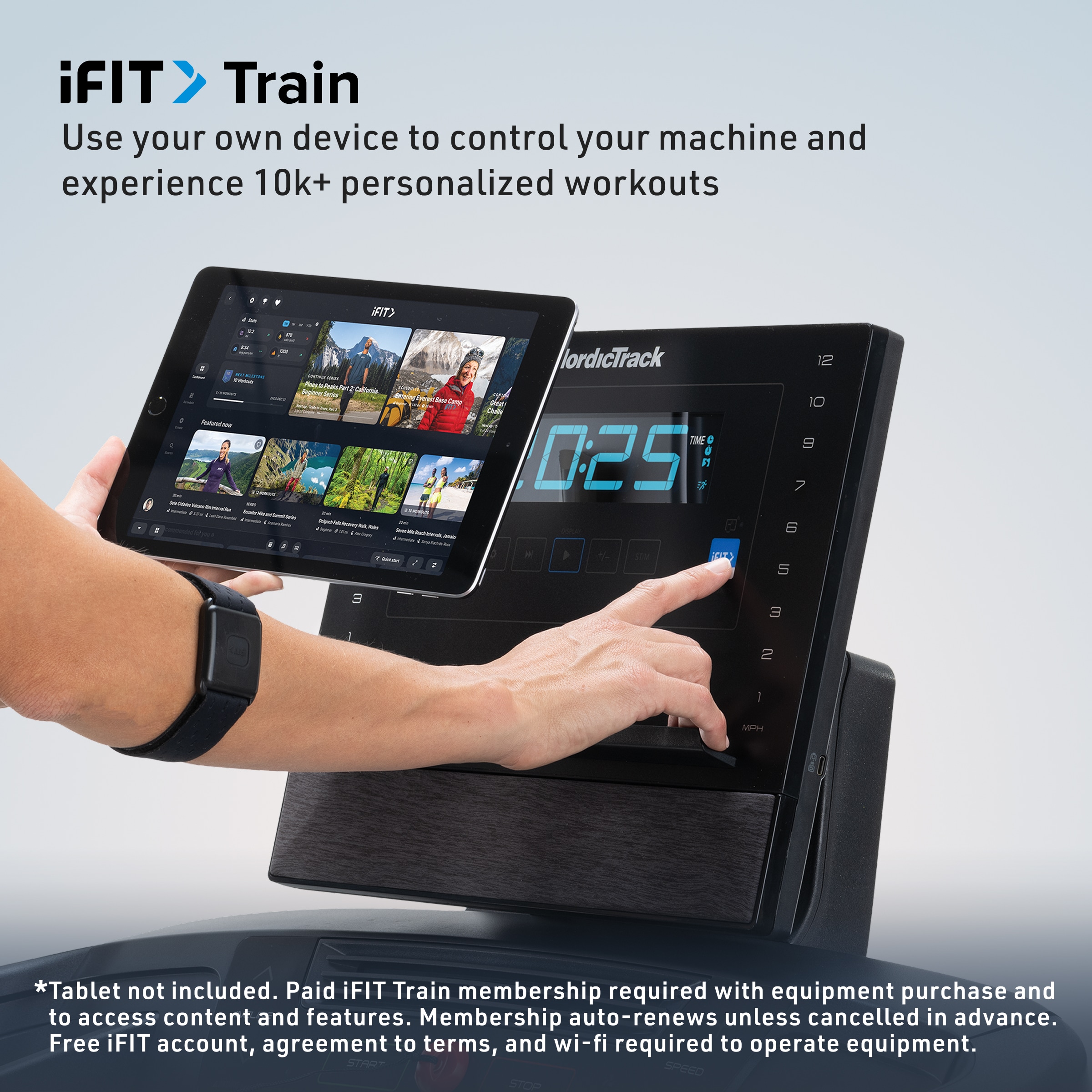 NORDICTRACK T Series 8 Foldable iFit-enabled Treadmill with Incline Adjustment NORDICTRACK T Series 8 Foldable iFit-enabled Treadmill with Incline Adjustment
