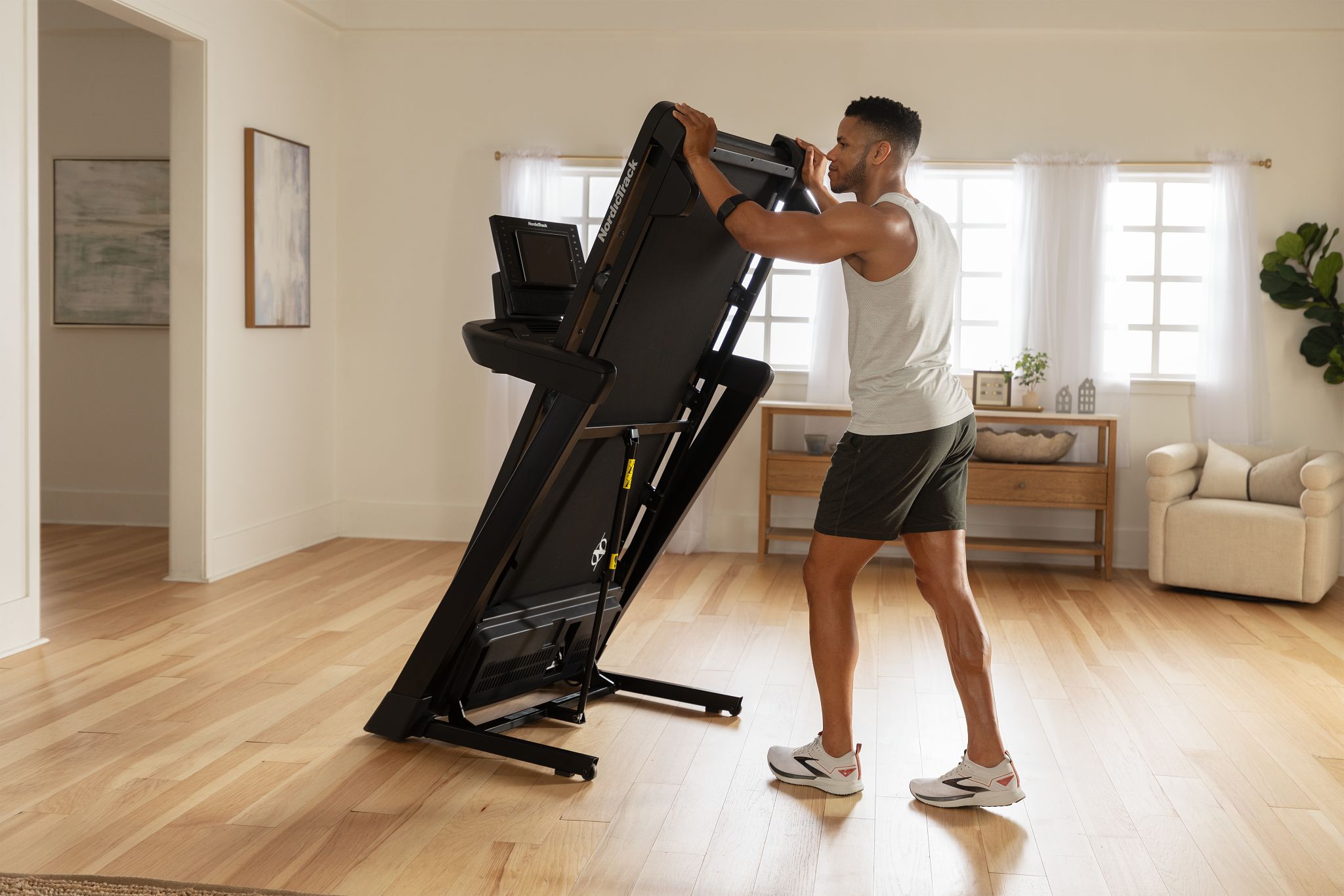 NORDICTRACK T Series 8 Foldable iFit-enabled Treadmill with Incline Adjustment NORDICTRACK T Series 8 Foldable iFit-enabled Treadmill with Incline Adjustment