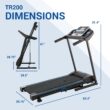 XTERRA Fitness TR200 Foldable Treadmill with Incline Adjustment