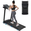 Tatayosi 3HP Foldable Incline Treadmill Quiet Home Exercise Equipment with 300 LBS Capacity Heart Rate Sensors Bluetooth Type C and USB Charge Station