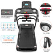 KSPORTS 16 Inch Wide Foldable Home Treadmill w/ Bluetooth and Fitness Tracking App