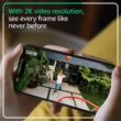 Blink Blink Outdoor 2K+ (newest model) - Wireless smart security camera, 2K video resolution, enhanced audio, long-lasting battery. Sync Module Core included - 5 camera system (White)